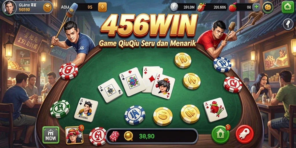 Tampilan gameplay menarik dalam 456WIN QiuQiu.