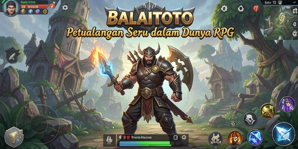Tampilan screenshot utama BALAITOTO menampilkan aksi seru permainan RPG yang mendebarkan.