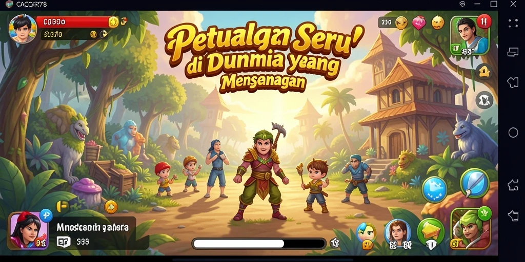 Tampilan gameplay <strong>CACOR78</strong> yang memikat dan seru.