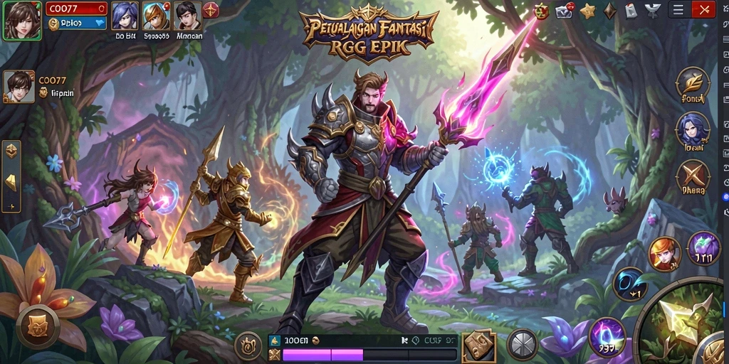 Gameplay epik dari COO77 yang menampilkan pertarungan seru dan eksplorasi.