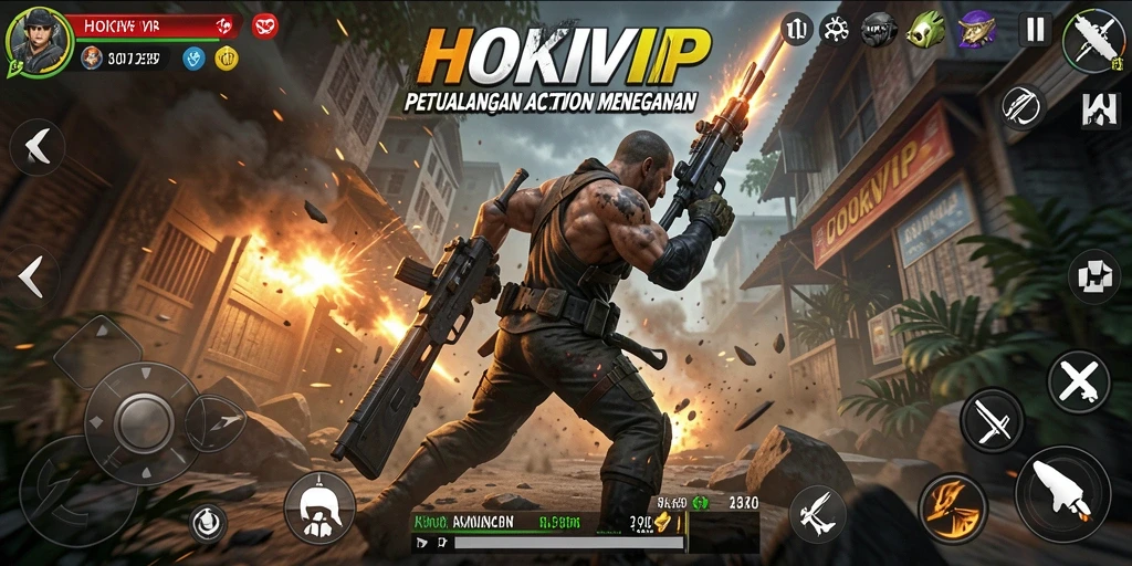 Screenshot dari gameplay HOKIVIP yang penuh aksi.