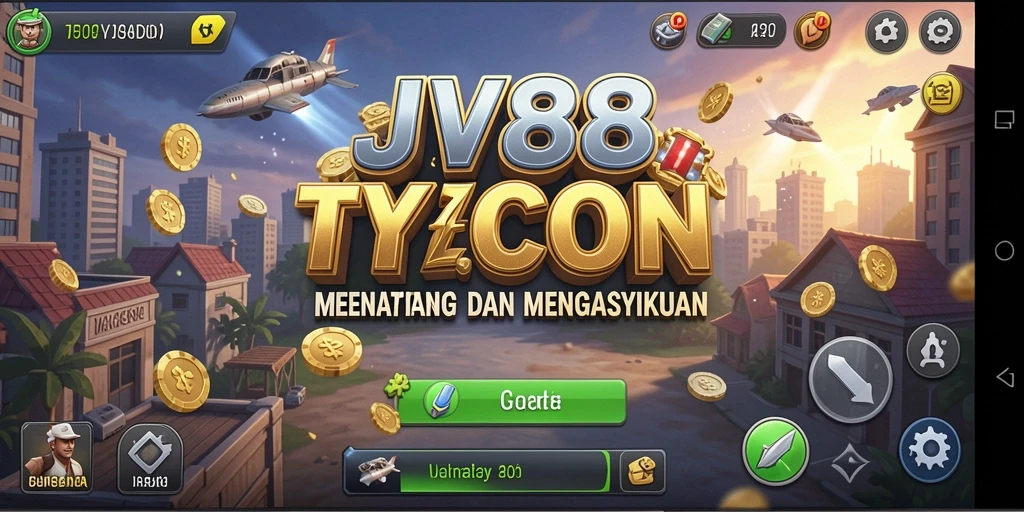 Tangkapan layar JV88 dengan gameplay Tycoon yang menarik dan seru.