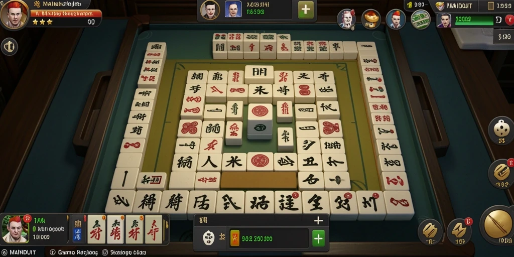 Tampilan gameplay Mahjong yang menarik di MAINDUIT.