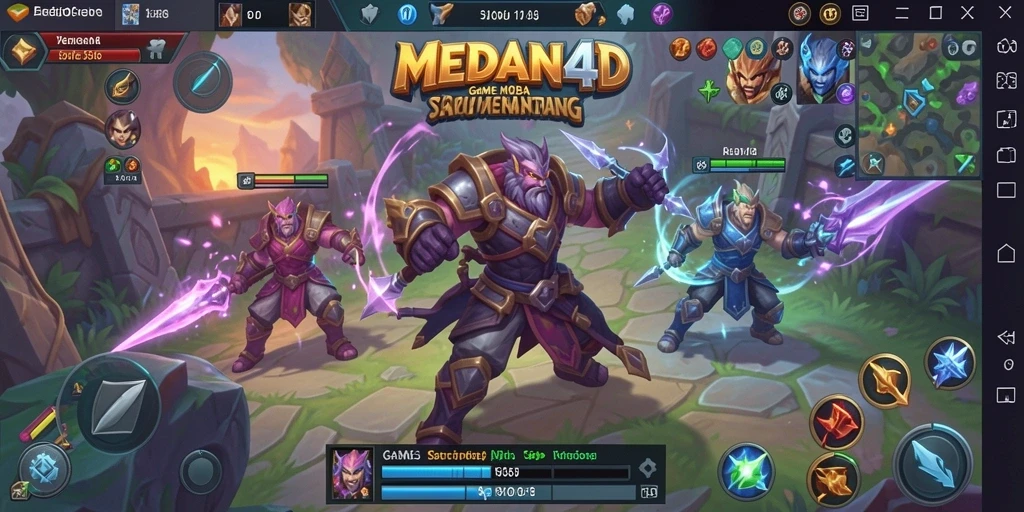 Gameplay intens dan seru dalam MEDAN4D yang menarik.