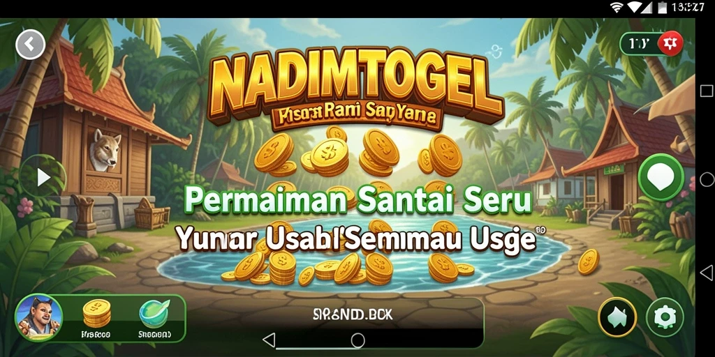 Tampilan gameplay NADIMTOGEL yang menarik dan menyenangkan.