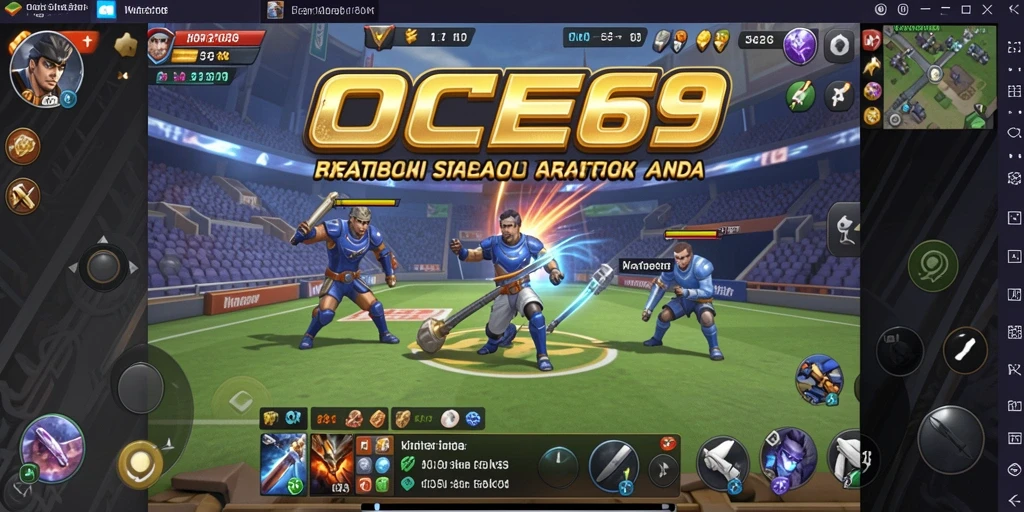 Tampilan gameplay OCE69 dengan strategi yang mendebarkan.
