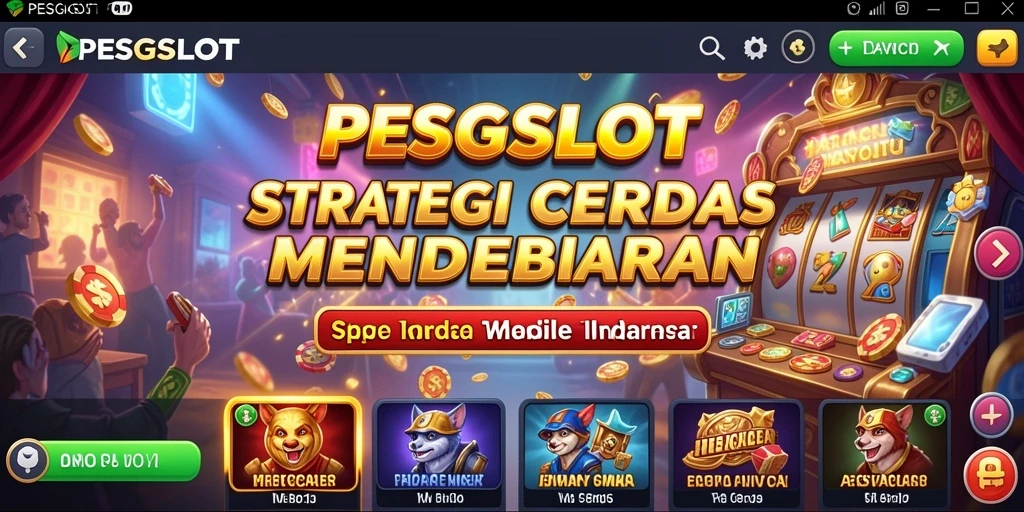 Screenshot PESGSLOT menampilkan aksi strategi yang intens dan mendebarkan.