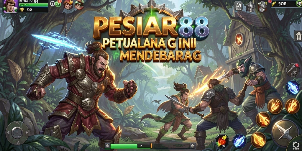 Tangkapan layar PESIAR88 menampilkan aksi seru dalam pertempuran ARPG.