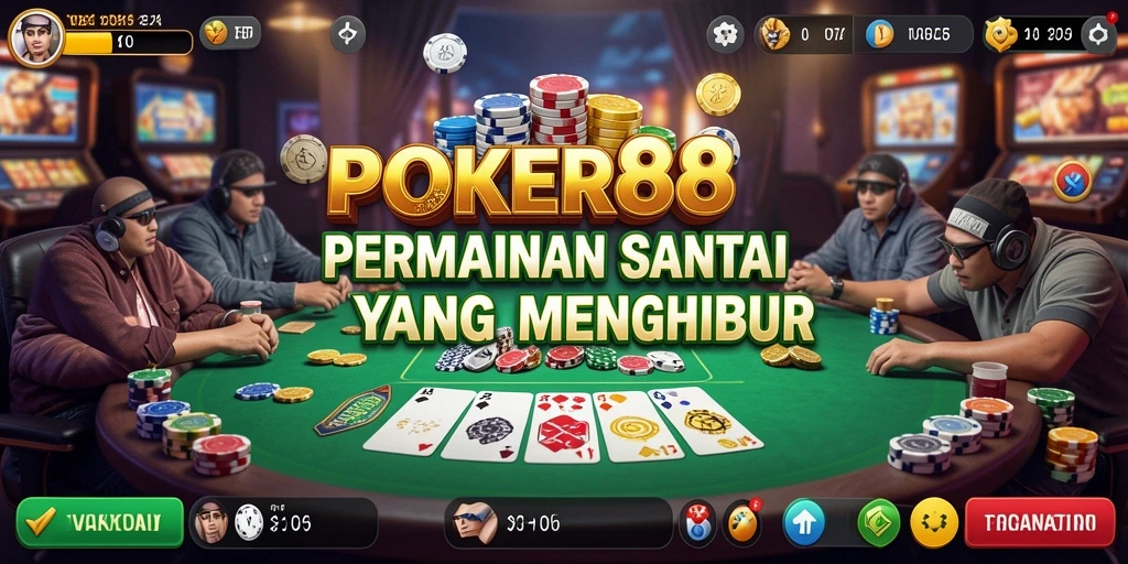 Tampilan gameplay menarik dari POKER88 yang penuh keseruan.
