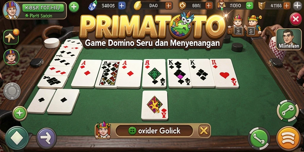 Tampilan gameplay seru PRIMATOTO yang mengasyikkan.