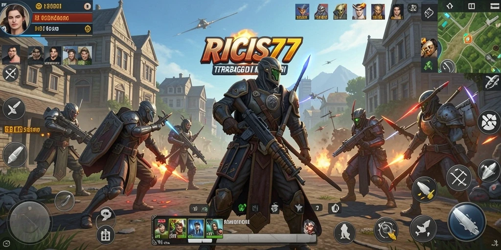 Gameplay mendebarkan dari RICIS77 dengan berbagai strategi.