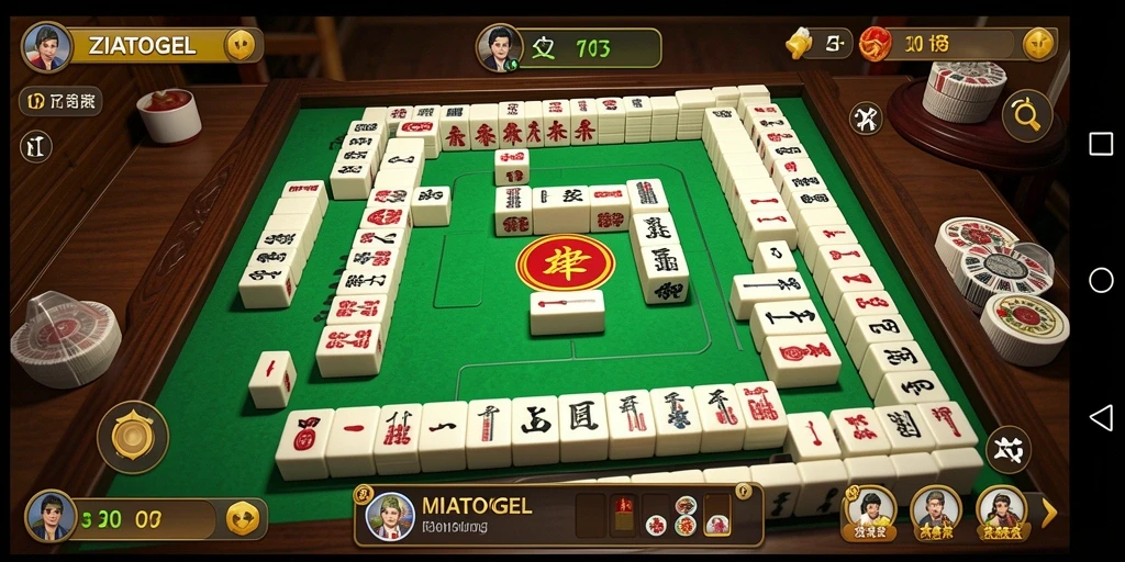 Tampilan gameplay ZIATOGEL yang menantang dan seru.